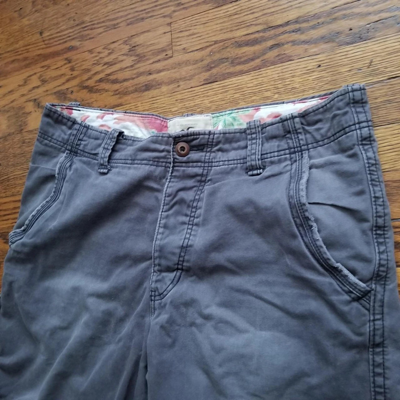 Hollister HCO Dark Grey Rugged Shorts 3