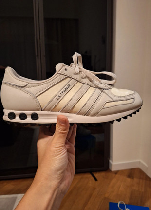 Adidas trainer pelle bianca hot sale