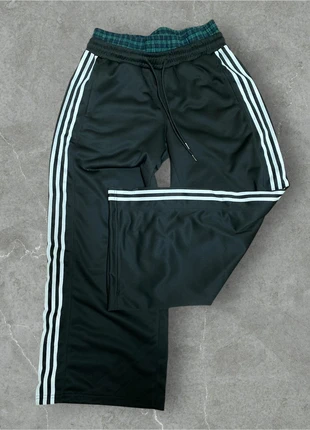 Y2K Baggy Jogger Boxer Stripe Track Pants black Wide Fit, marque: Vintage Dressing, état: Neuf sans étiquette, taille: M, 37,00 €, 39,55 € Protection acheteurs incluse
