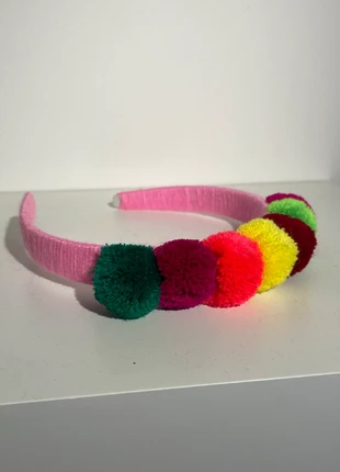 Pom-Pom Hairband, handmade in Mexico, brand: kushty locks, condition: New without tags, size: One size, £9.00, £10.15 includes Buyer Protection Pro
