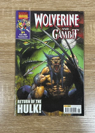 Wolverine and Gambit Comic #91 (Marvel Collectors’ Edition, 2003), condition: Very good, £7.00, £7.86 includes Buyer Protection