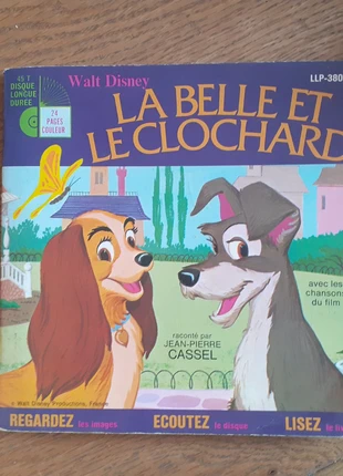 Vinyle 45 tours La belle et le clochard, état: Très bon état, 8,00 €, 9,10 € Protection acheteurs incluse