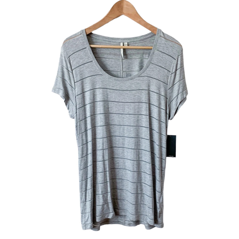 NWT Calvin Klein Cover Up Long Grey Top 1