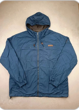 Blouson Veste Coupe-vent à capuche Columbia bleu taille XXL, marque: Columbia, état: Bon état, taille: XXL, 17,00 €, 18,55 € Protection acheteurs (Pro) incluse