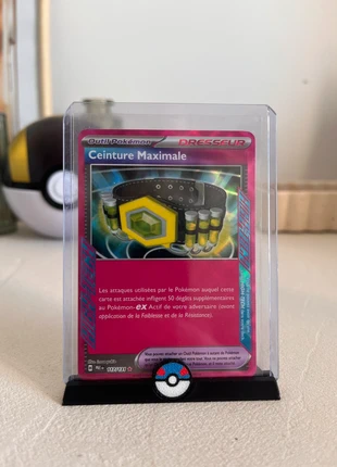 Ceinture Maximale 117/131 - Évolutions Prismatiques FR, marque: Pokémon, état: Neuf sans étiquette, 1,50 €, 2,28 € Protection acheteurs incluse