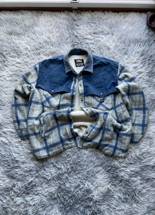 Veste Harrington Chevignon style aviateur intérieur polaire couleur bleu et blanc Taille XL, condition: Good, size: XL, €34.00, €36.40 includes Buyer Protection