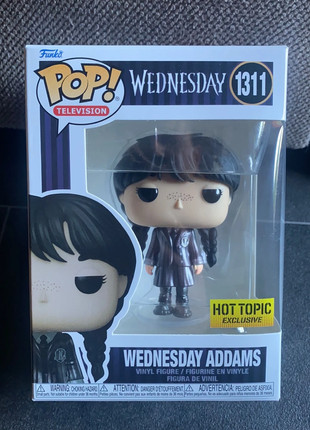 Funko Pop! The Addams Family Wednesday Addams with Doll Vinyl Figure