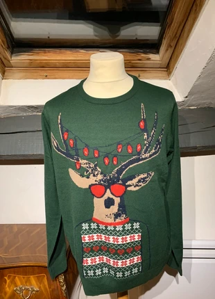 Pull homme L vert logo, état: Très bon état, taille: L, 15,00 €, 16,45 € Protection acheteurs incluse