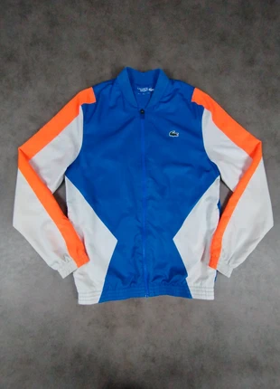 Veste survêtement Lacoste homme | Taille FR 3 - S Couleur bleu blanc orange | Très bon état, marque: Lacoste, état: Très bon état, taille: S, 18,00 €, 19,60 € Protection acheteurs incluse