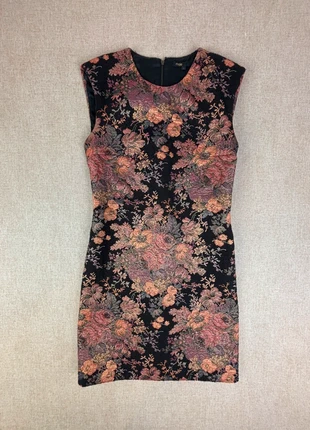 Robe à fleurs tons marron orange Maje S vintage, marke: Maje, zustand: Sehr gut, größe: S / 36 / 8, 50,00 €, 53,20 € inklusive Vinted-Käuferschutz