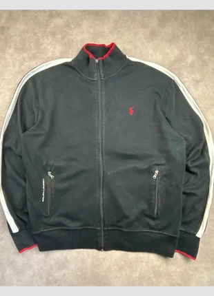 Pull / veste zippée Ralph Lauren noire logo brodé rouge - taille L, marque: Ralph Lauren, état: Bon état, taille: L, 44,90 €, 47,85 € Protection acheteurs (Pro) incluse