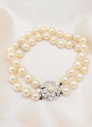 Bracelet perles pearl old money paris vintage heritage retro aesthetic, merk: Vintage Chic, staat: Heel goed, € 8,00, € 9,10 inclusief Kopersbescherming