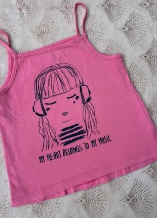 T-shirt bretelles débardeur été fille 6 ans, brand: Orchestra, condition: Very good, size: 6 years / 116 cm, €1.00, €1.75 includes Buyer Protection