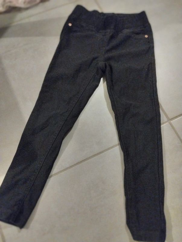 Pantalon long fille noir 1