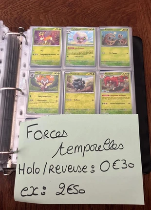 Carte Pokémon, force temporelle holo reverse ex, marque: Pokémon, état: Très bon état, 1,00 €, 1,75 € Protection acheteurs (Pro) incluse