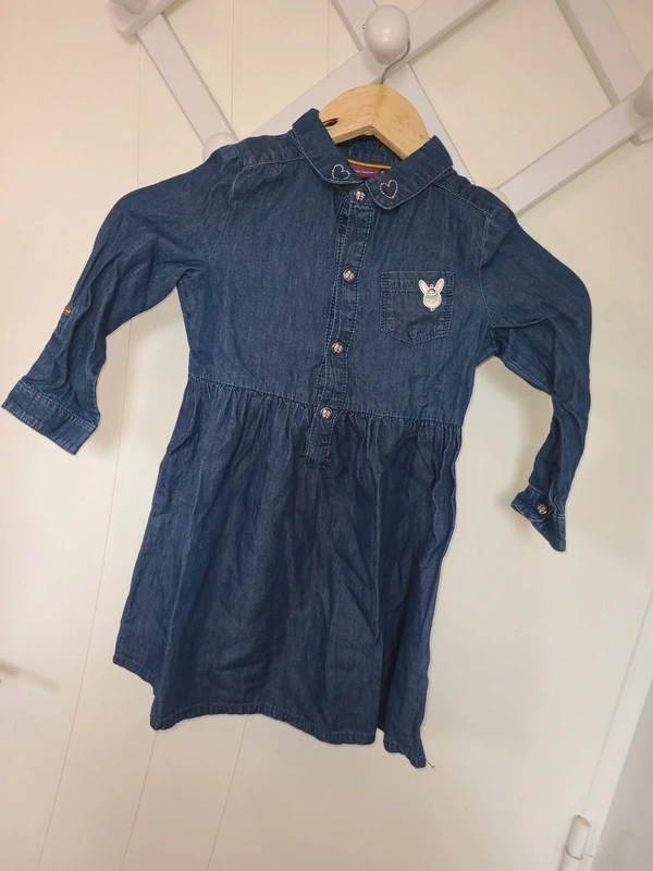 Robe effet jean coton souple sergent major t5ans - photo numéro 3