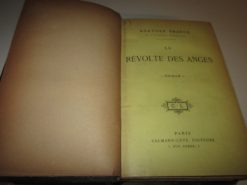 Collection : Livre Ancien Anatole France 3