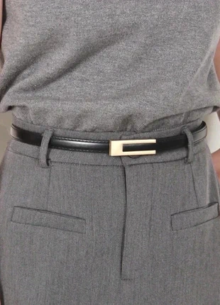 Ceinture fine cuir noire, marque: sans marque, état: Très bon état, taille: Ajustable, 9,60 €, 10,78 € Protection acheteurs (Pro) incluse