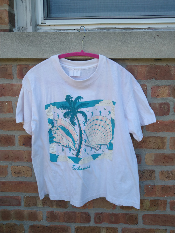 Vintage 90s Bahamas Souvenir T Shirt Single Stitch Small/Medium 1