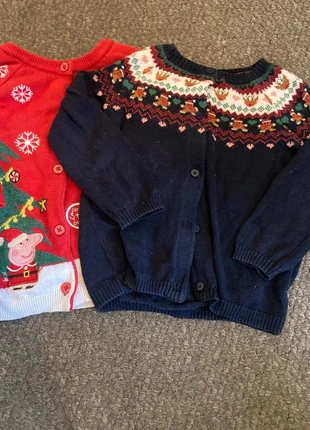 Girls Christmas cardigan bundle x2 18-24 months, merk: TU, staat: Heel goed, maat: 18-24 maanden / 86 cm, € 13,00, € 14,35 inclusief Kopersbescherming