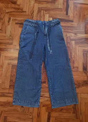 pantaloni Upim a zampa di elefante blu, taglia M - pantalon évasé bleu, marque: Upim, état: Neuf sans étiquette, taille: M / 38 / 10, 9,00 €, 10,15 € Protection acheteurs incluse