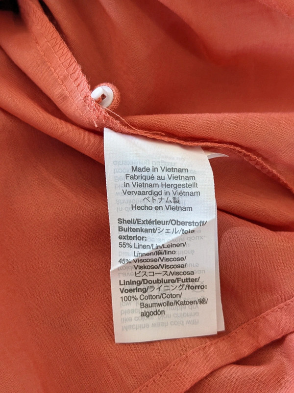 Madewell Button Slit A-Line Linen Midi Skirt in Dahlia 5