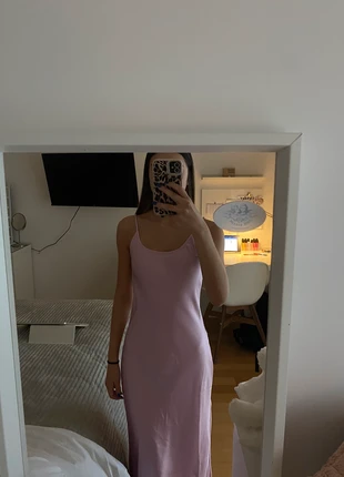 vestido comprido rosa zara, marca: Zara, estado: Novo sem etiquetas, tamanho: XS / 34 / 6, €20.00, €21.70 inclui Proteção do Comprador