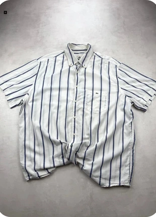Chemise / Chemisette Vintage Lacoste - T.46 (XXL) - Rayures Bleues, marque: Lacoste, état: Très bon état, taille: XXL, 24,90 €, 26,85 € Protection acheteurs (Pro) incluse