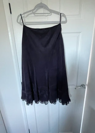 Purple Damask Velvet Skirt, brand: Per Una, condition: Very good, size: L / UK 16-18, £2.50, £3.33 includes Buyer Protection