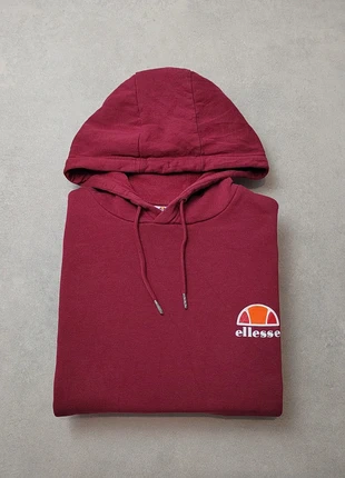 Sweat à Capuche Ellesse Rouge Bordeaux Logo | Taille S, merk: Ellesse, staat: Heel goed, maat: S, € 23,00, € 24,85 inclusief Kopersbescherming