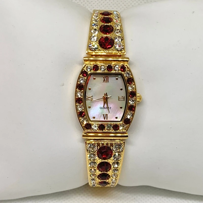 Danbury Mint Birthstone women Watch good tone Mop dial 22mm size