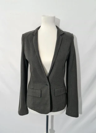 Veste blazer Promod gris molletonné – taille 36 – style casual chic, marca: Promod, estado: Muito bom, tamanho: S / 36 / 8, €8.00, €9.10 inclui Proteção do Comprador Pro