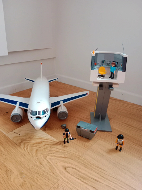 Playmobil - 5261 - Jeu de Construction - Avion et Tour de Contrôle 4