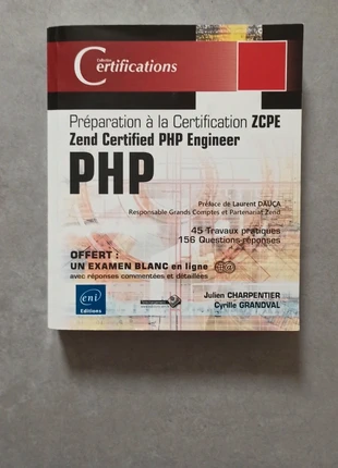 Livre PHP préparation à la certification ZCPE, zustand: Sehr gut, 9,00 €, 10,15 € inklusive Vinted-Käuferschutz