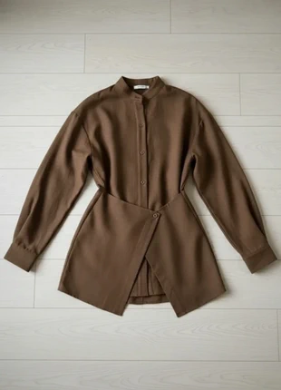 Chemise Décontractée Femme à Manches Longues – Col Montant, 2-en-1 Ample, Tendance et Élégante, marque: Vintage Dressing, état: Très bon état, taille: S / 36 / 8, 25,00 €, 26,95 € Protection acheteurs incluse