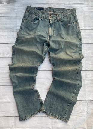 Tommy Hilfiger Blue Denim Jeans | Retro Straight Fit | Distressed Washed Look | Aesthetic Streetwear, marque: Tommy Hilfiger, état: Très bon état, taille: W32 | FR 42, 10,00 €, 11,20 € Protection acheteurs incluse