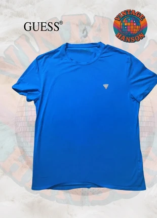 Guess Blue T-Shirt Classic Casual Tee, marca: GUESS, estado: Muy bueno, tamaño: XXL, 16,50 €, 18,03 € Protección al comprador incluida
