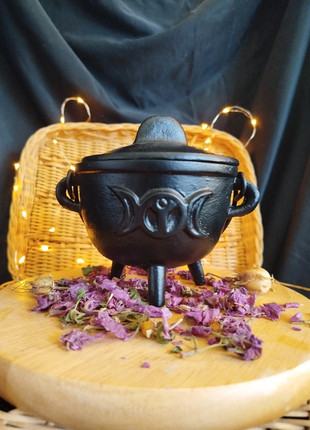 Grand chaudron en fonte, bougeoir wicca, marque: Witch, état: Neuf sans étiquette, 25,00 €, 25,95 € Protection acheteurs incluse