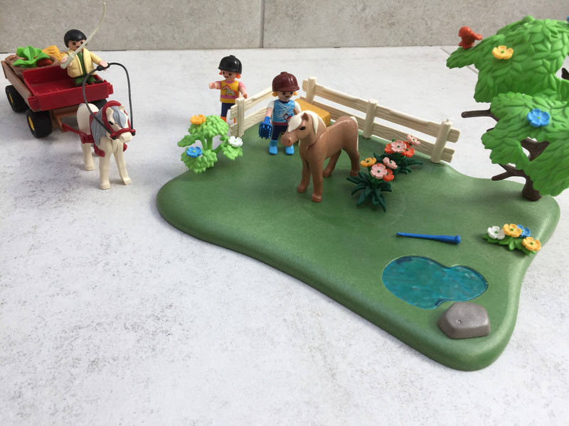 Playmobil - CompactSet anniversaire 'Cavaliers avec poneys et carriole