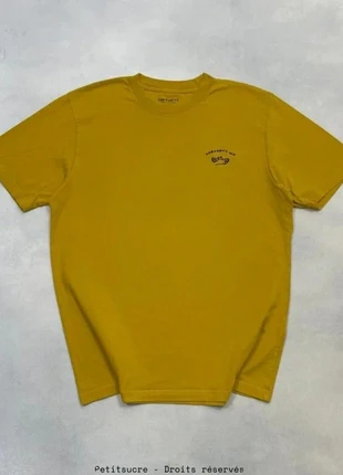 T-shirt Carhartt wip Moutarde Homme 100% Coton Crew Neck - Taille S /1310R, brand: Carhartt, condition: Very good, size: S, €29.00, €31.15 includes Buyer Protection Pro