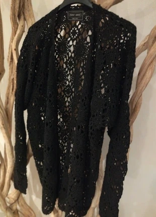 Gilet crochet noir, marca: Avant Garde, estado: Muito bom, tamanho: M / 38 / 10, €10.00, €11.20 inclui Proteção do Comprador