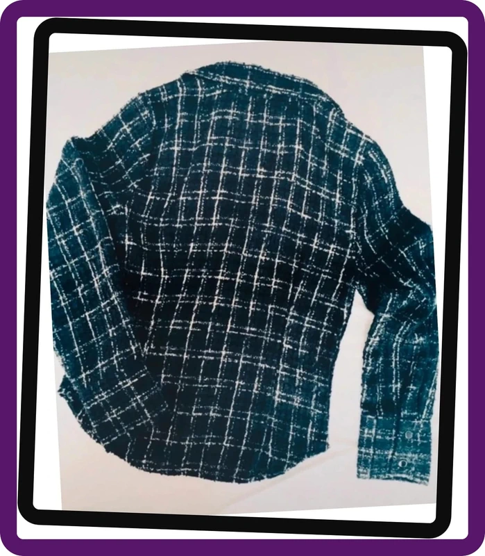 Superbe chemise cintrée tweed Zara T/S - photo numéro 8