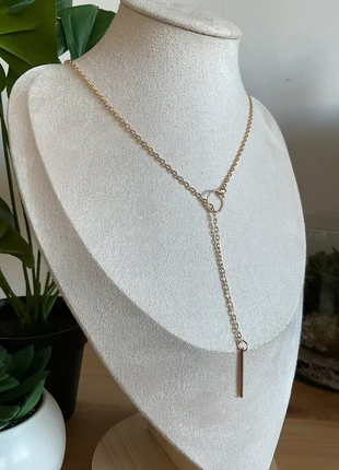 Collier simple doré élégant en acier inoxydable, marque: Tendance, état: Très bon état, 8,50 €, 9,63 € Protection acheteurs incluse