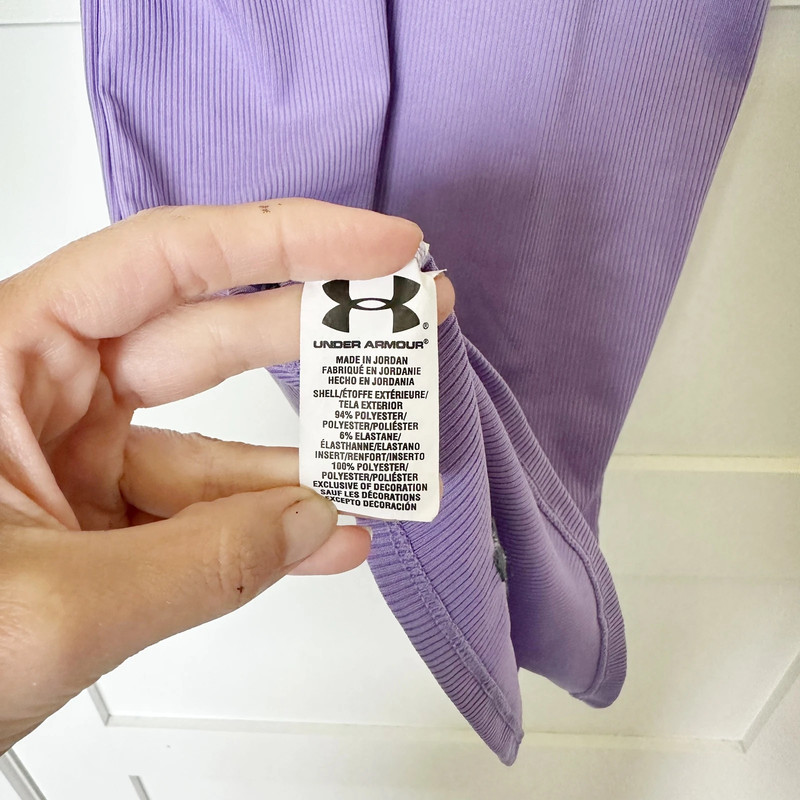 Under Armour Heatgear Fitted Purple Tank 5