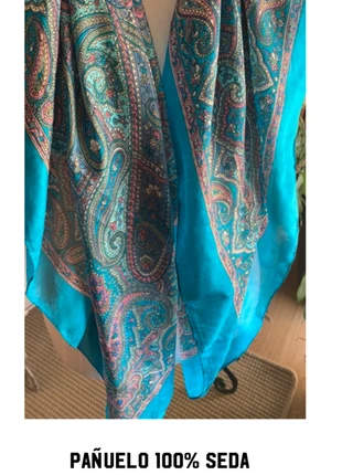 Pañuelo 100%seda. Tonos azules. Ópera prima , brand: Opera Prima, condizioni: Nuovo senza cartellino, €9.00, €10.15 include la Protezione acquisti