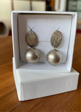 Hang oorbellen met parel., staat: Heel goed, € 4,50, € 5,43 inclusief Kopersbescherming