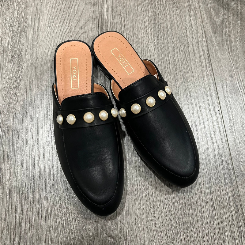 Yoki Zinnia Pearl Loafer Mules 1