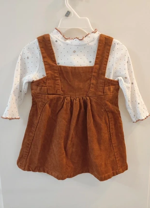 Ensemble robe en velours et tee-shirt manches longues, marque: Obaïbi, état: Très bon état, taille: 12-18 mois / 80 cm, 3,99 €, 4,89 € Protection acheteurs incluse