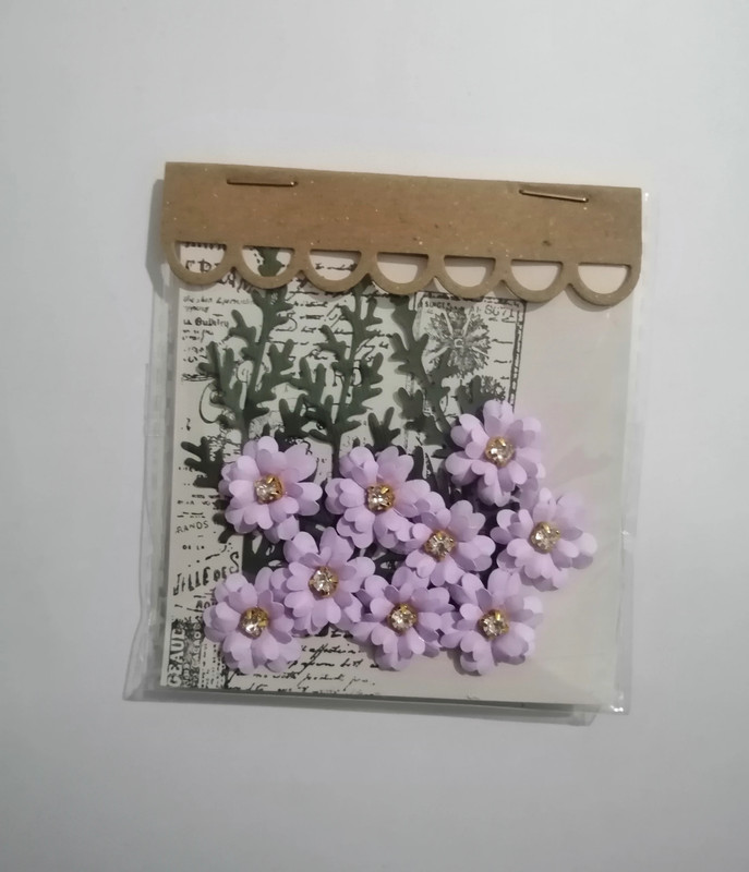 Paquete flores de papel para manualidades