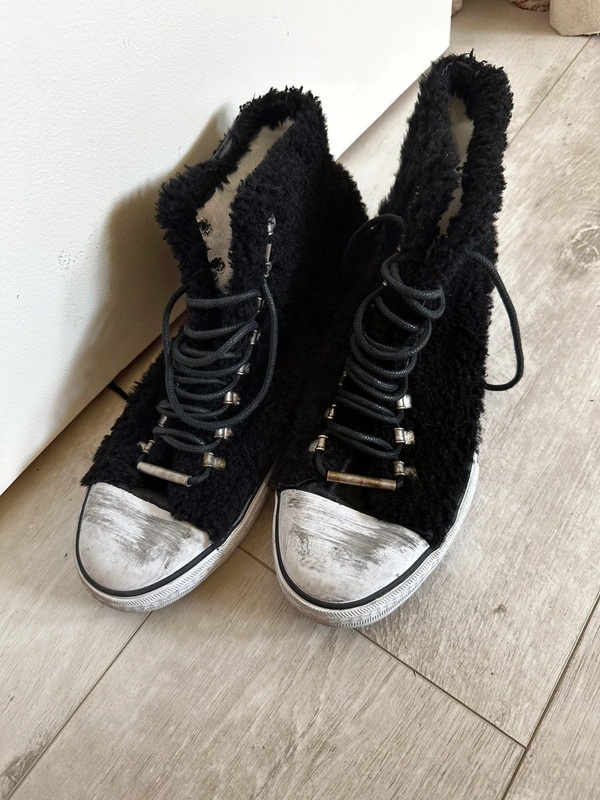 Black Dioniso mouton sneakers - Vinted